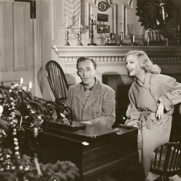 Bing Crosby sings “White Christmas” in  Holiday Inn.